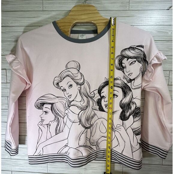 Disney Princess Shirt Sz 2XL Womens Ariel Belle Snow White Jasmine Long Sleeve - Picture 8 of 9